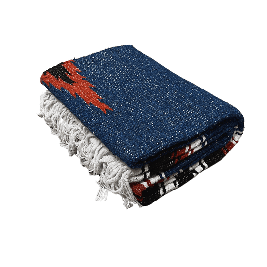 Harvest Moon Diamond Baja Blanket - Blue - Baja Blankets - One Revolver Surfboards