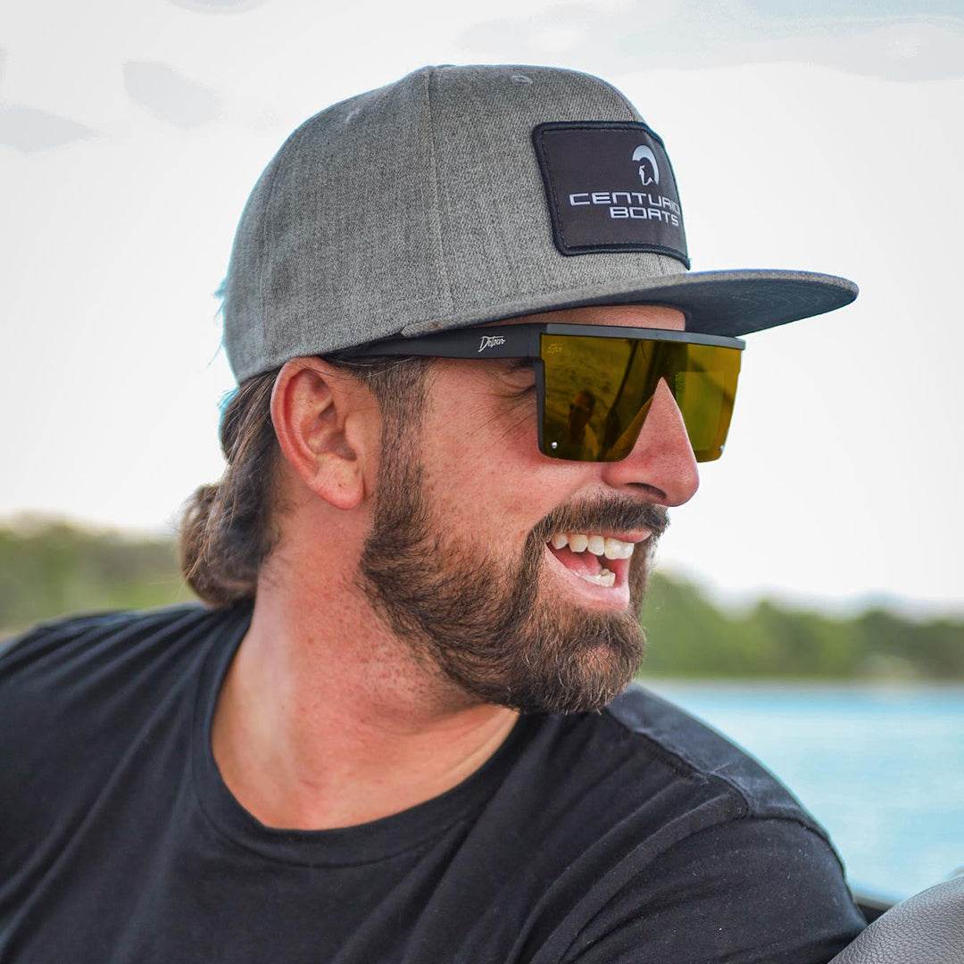 Tidal Wave - Matte Black - 24K Gold Lens Polarized - One Revolver Surfboards