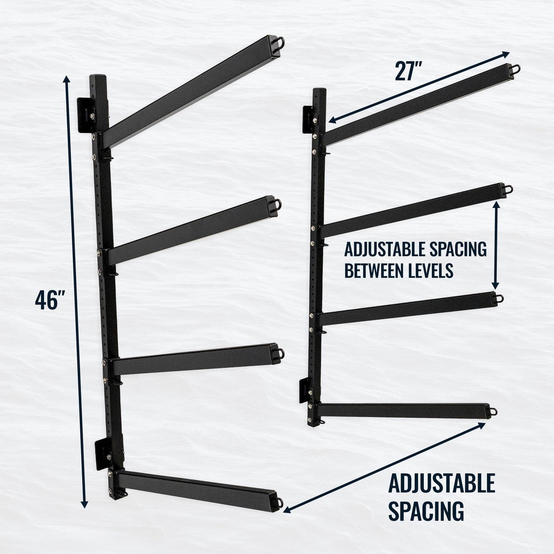 Sandbridge SUP & Surfboard Storage | Outdoor Adjustable Rack | 4 Level - One Revolver Surfboards
