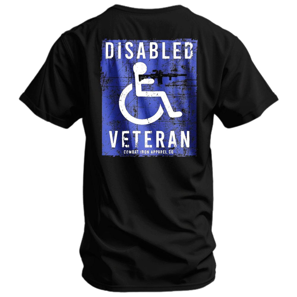 Disabled Veteran Handicap Men's T-Shirt - One Revolver Surfboards