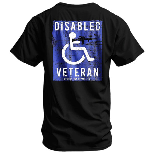 Disabled Veteran Handicap Men's T-Shirt - One Revolver Surfboards