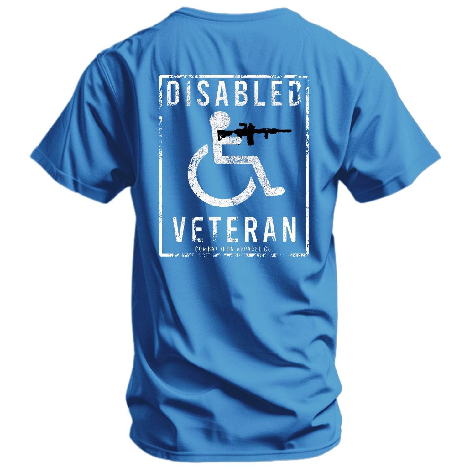 Disabled Veteran Handicap Men's T-Shirt - One Revolver Surfboards
