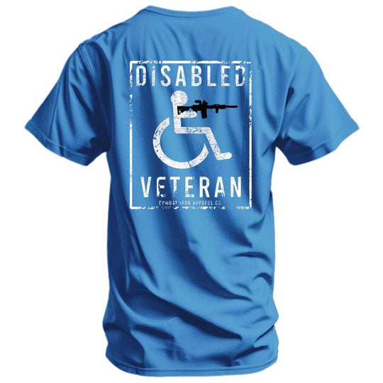 Disabled Veteran Handicap Men's T-Shirt - One Revolver Surfboards