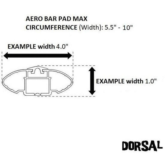 DORSAL Sunguard (No Fade) Aero Roof Rack Pads and 15 ft Straps - Pack of 4 for Car Surfboard Kayak SUP Snowboard - One Revolver Surfboards