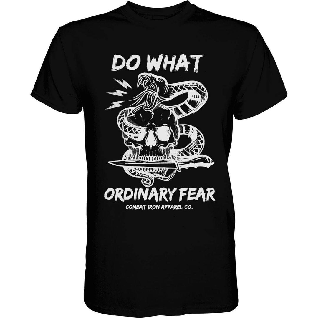 DO WHAT ORDINARY FEAR Snake & Skull Men's T-shirt - One Revolver Surfboards