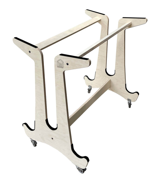 THE DROP IN surfboard storage work bench - One Revolver Surfboards