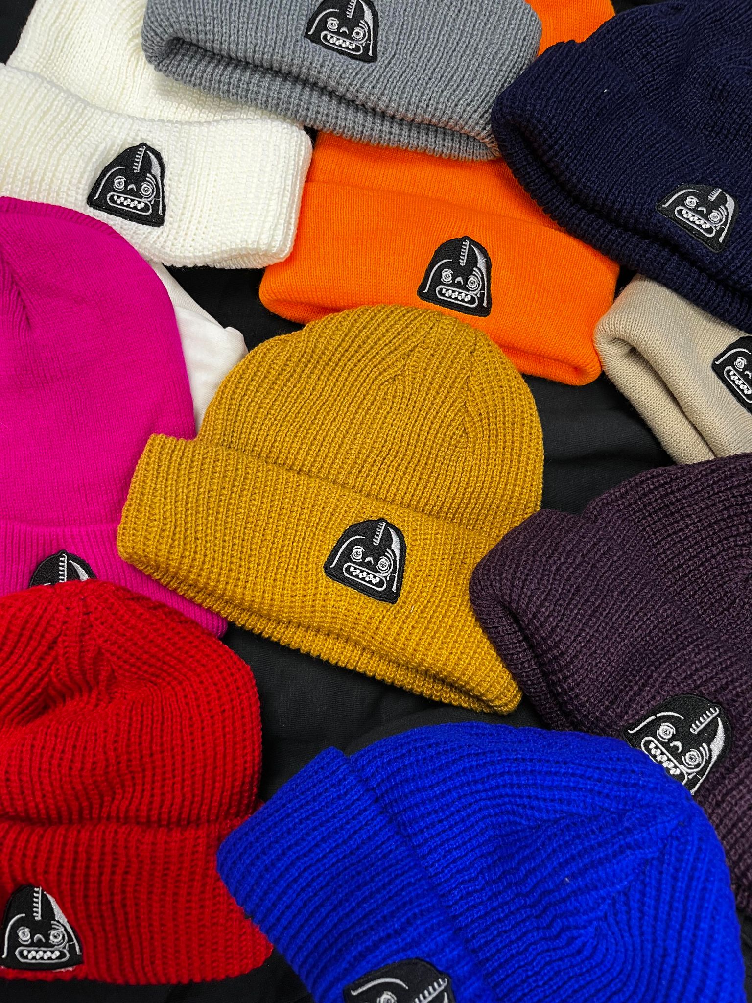 The Dark Slide "Vader Head" Small knit Beanie - One Revolver Surfboards