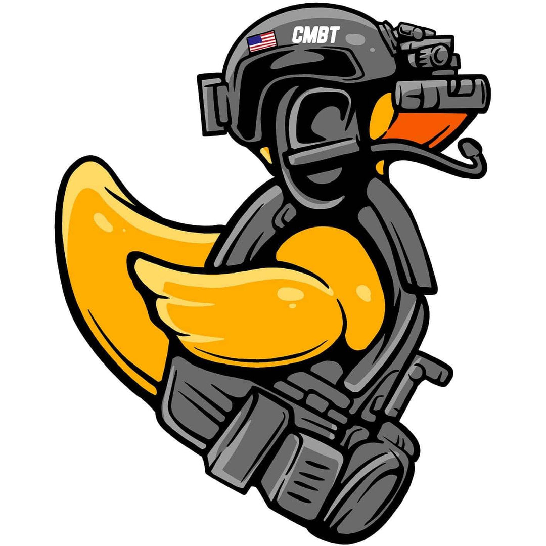 Tactiduck Gear Head Decal - One Revolver Surfboards