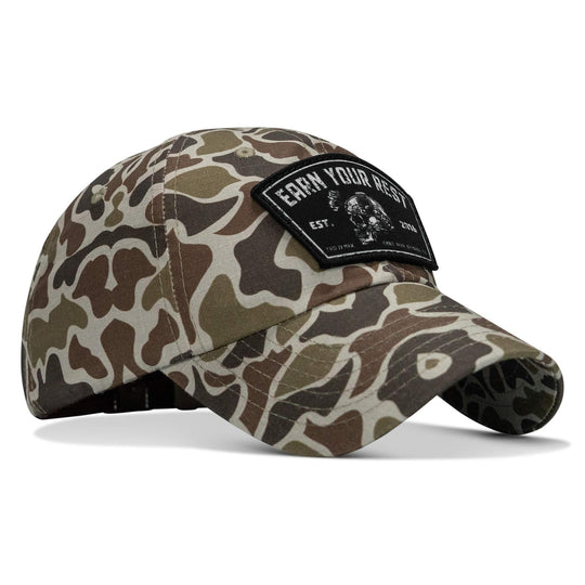 One Revolver Surfboards - Earn Your Rest Patch Tactical Ripstop Mesh Snapback Hat HEADWEAR