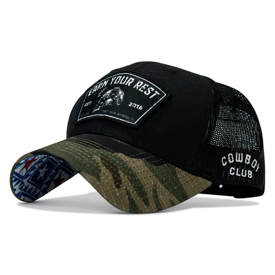 Earn Your Rest Patch Original Ripstop Snapback Hat