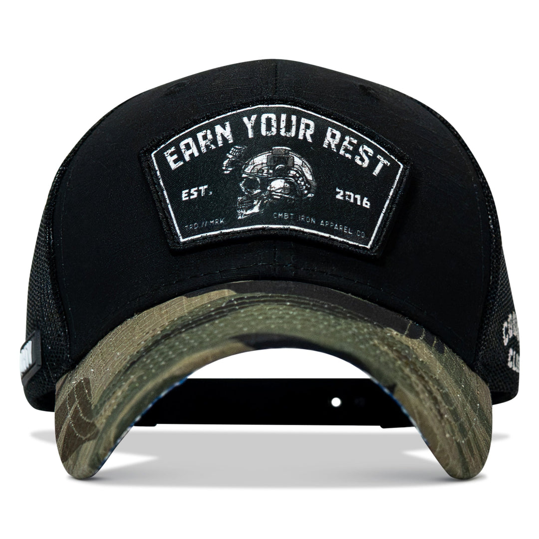 Earn Your Rest Patch Original Ripstop Snapback Hat