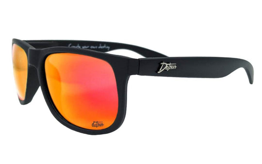 Eminence - Matte Black - Red Sunset Lens Polarized - One Revolver Surfboards