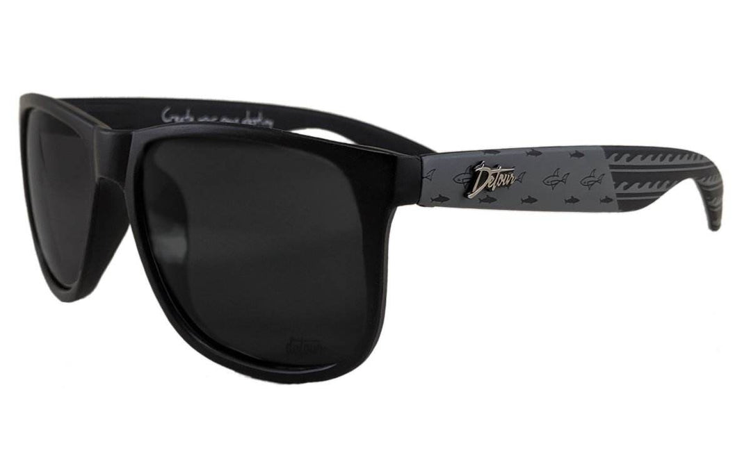 Eminence - Sharks & Stripes Blackout - Jet Black Lens Polarized - One Revolver Surfboards