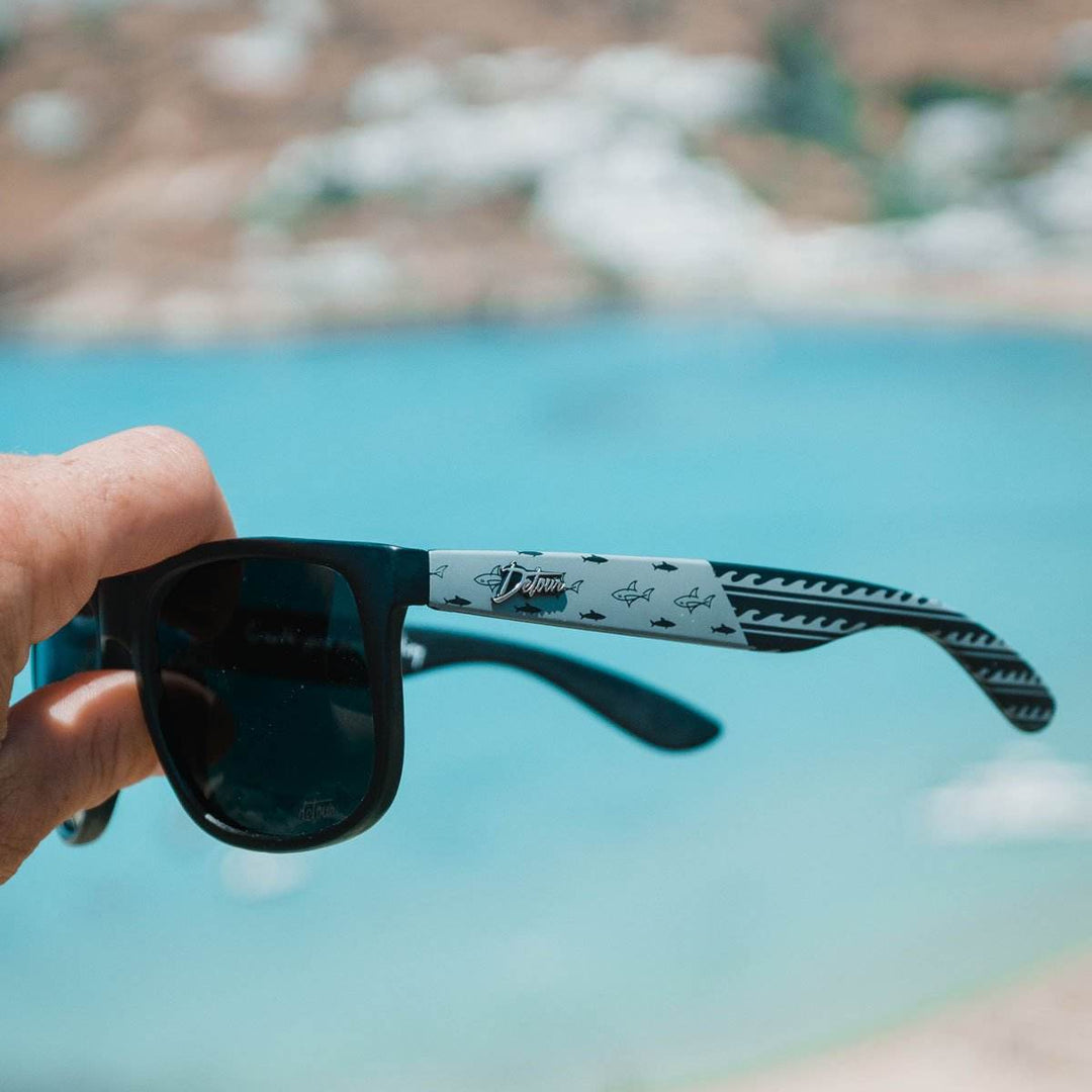 Eminence - Sharks & Stripes Blackout - Jet Black Lens Polarized - Eminence - One Revolver Surfboards