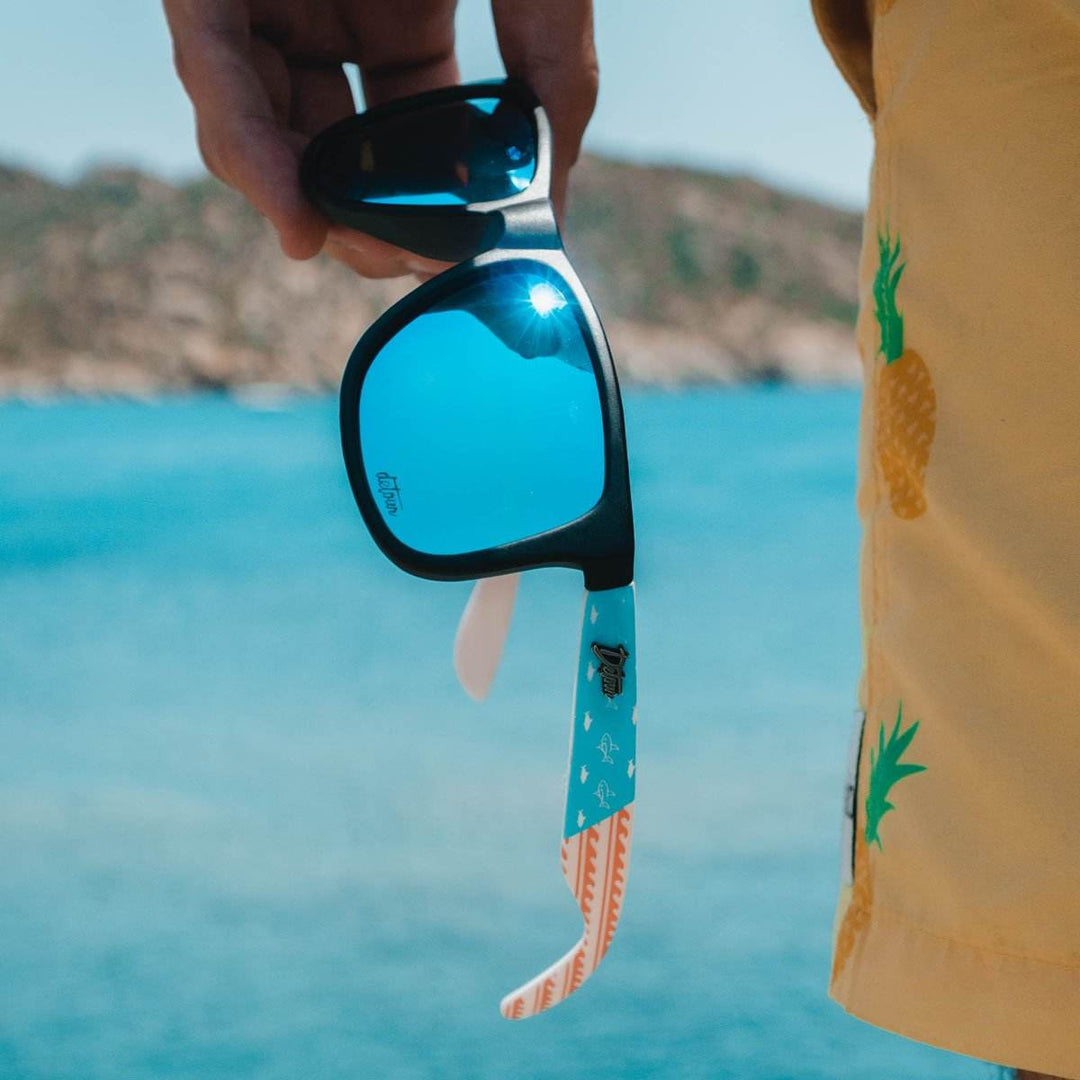 Eminence - Sharks & Stripes - Patriotic Blue Lens Polarized - One Revolver Surfboards