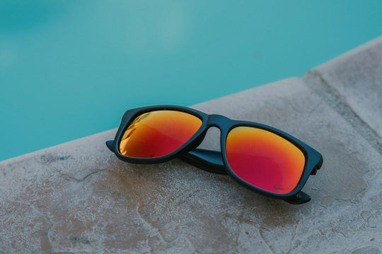 Eminence - Matte Black - Red Sunset Lens Polarized
