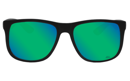 Eminence - Matte Black - Green Lens Polarized - One Revolver Surfboards