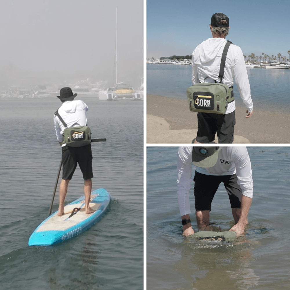 Molokai Waterproof Lumbar Pack - 8L (Free IPX8 Cell Phone Case) - Fanny Packs - One Revolver Surfboards