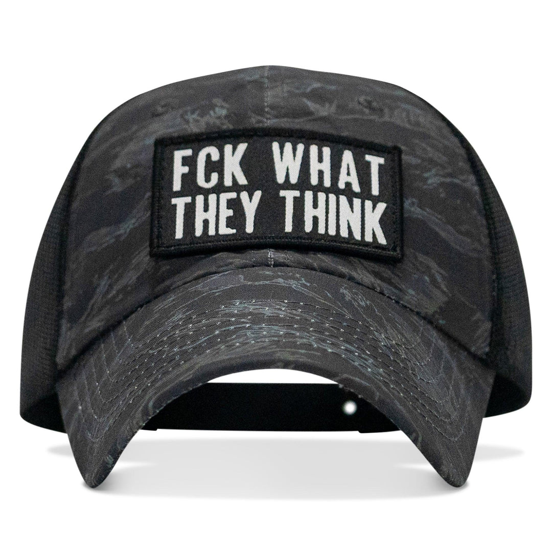 One Revolver Surfboards - Fck What They Think Patch Tactical Ripstop Mesh Snapback Hat HEADWEAR