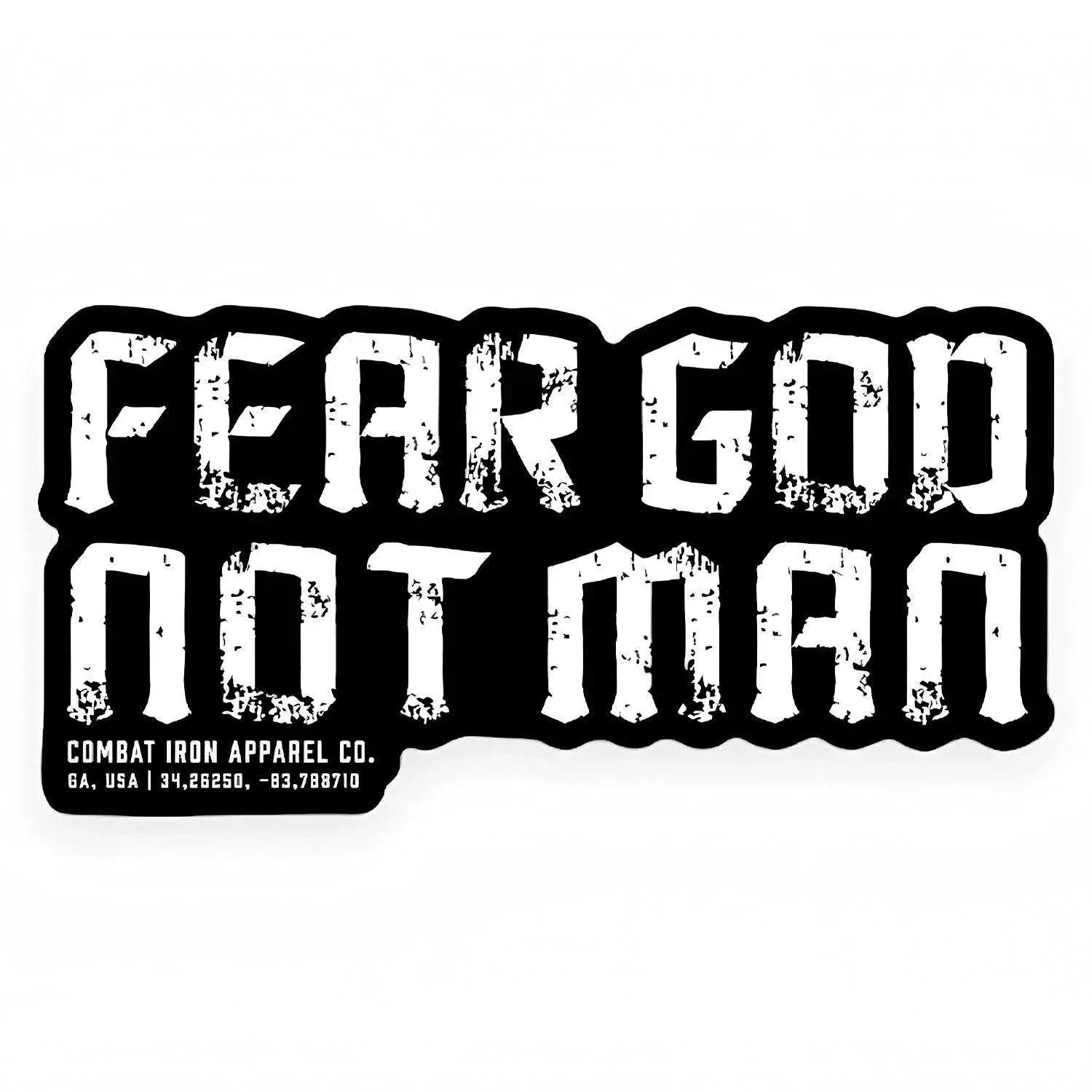 One Revolver Surfboards - Fear God. Not Man. Decal Sticker DECAL