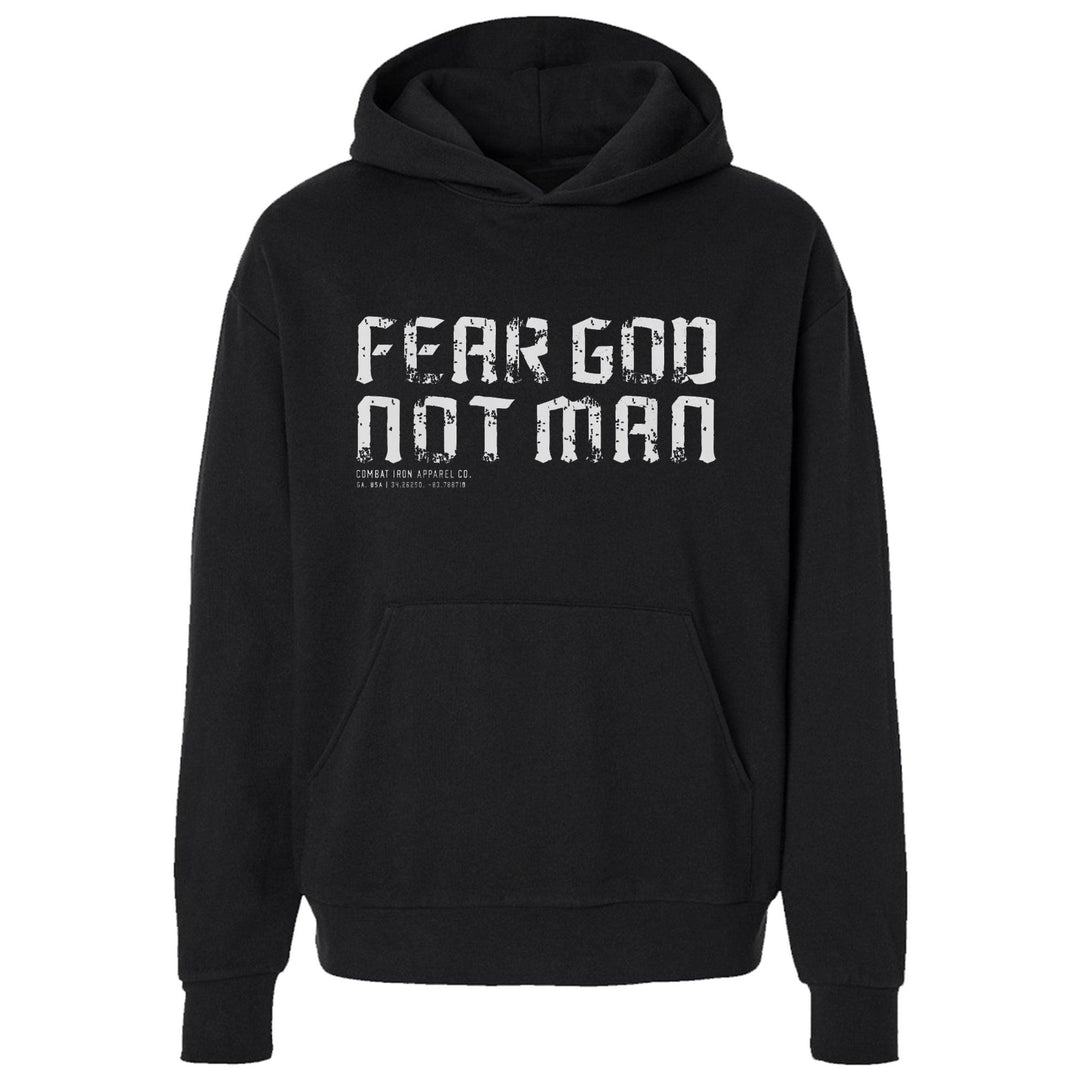 One Revolver Surfboards - Fear God. Not Man Fleece Lined Hoodies GRAPHIC HOODIE