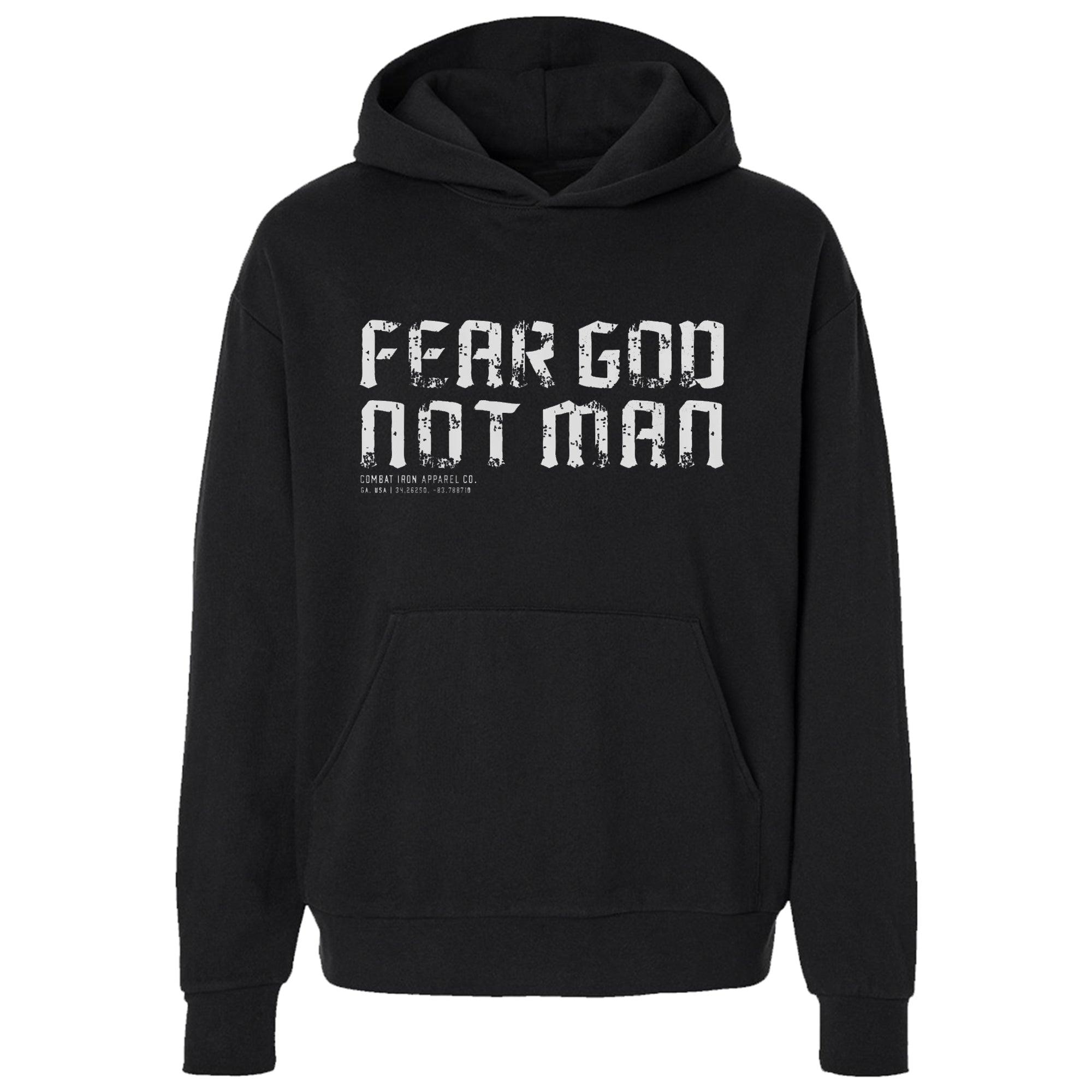 One Revolver Surfboards - Fear God. Not Man Fleece Lined Hoodies GRAPHIC HOODIE