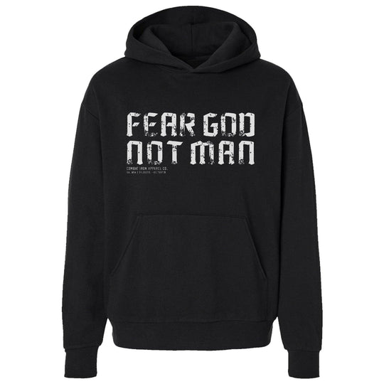 One Revolver Surfboards - Fear God. Not Man Fleece Lined Hoodies GRAPHIC HOODIE