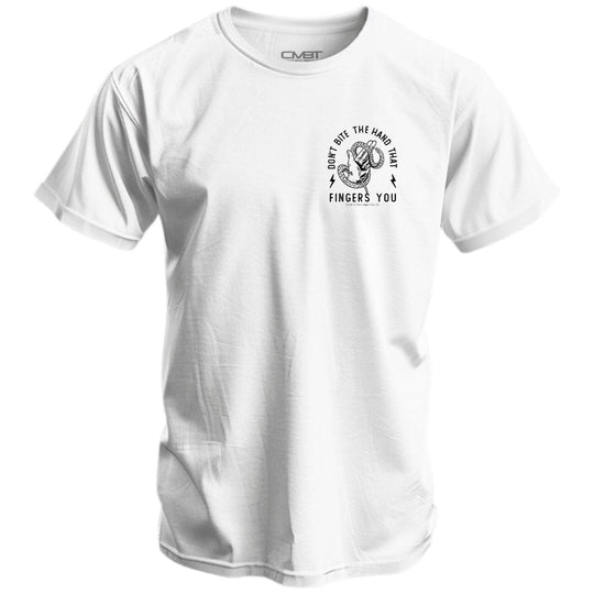 Don't Bite The Hand That Fingers You Men's T-Shirt - One Revolver Surfboards