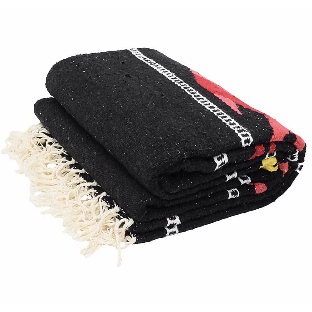 Black Baja Fish Yoga Blanket - One Revolver Surfboards