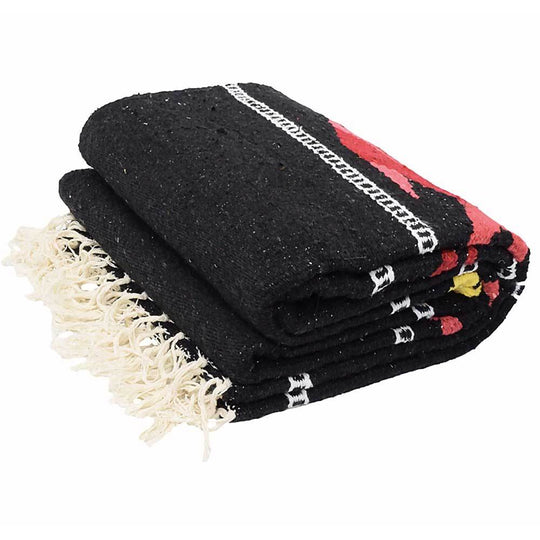 Black Baja Fish Yoga Blanket - One Revolver Surfboards