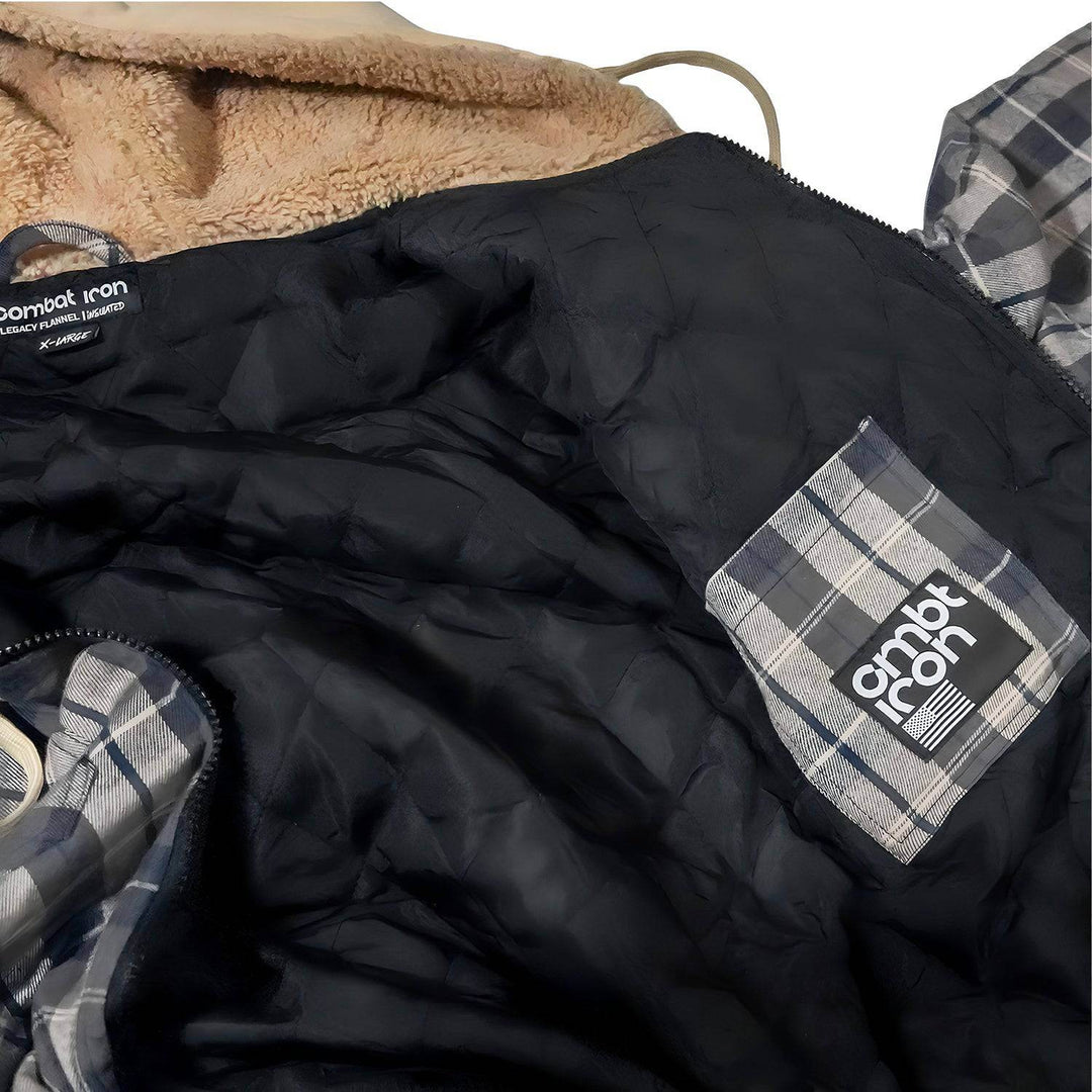 Frontier Zip Flannel with hood - One Revolver Surfboards