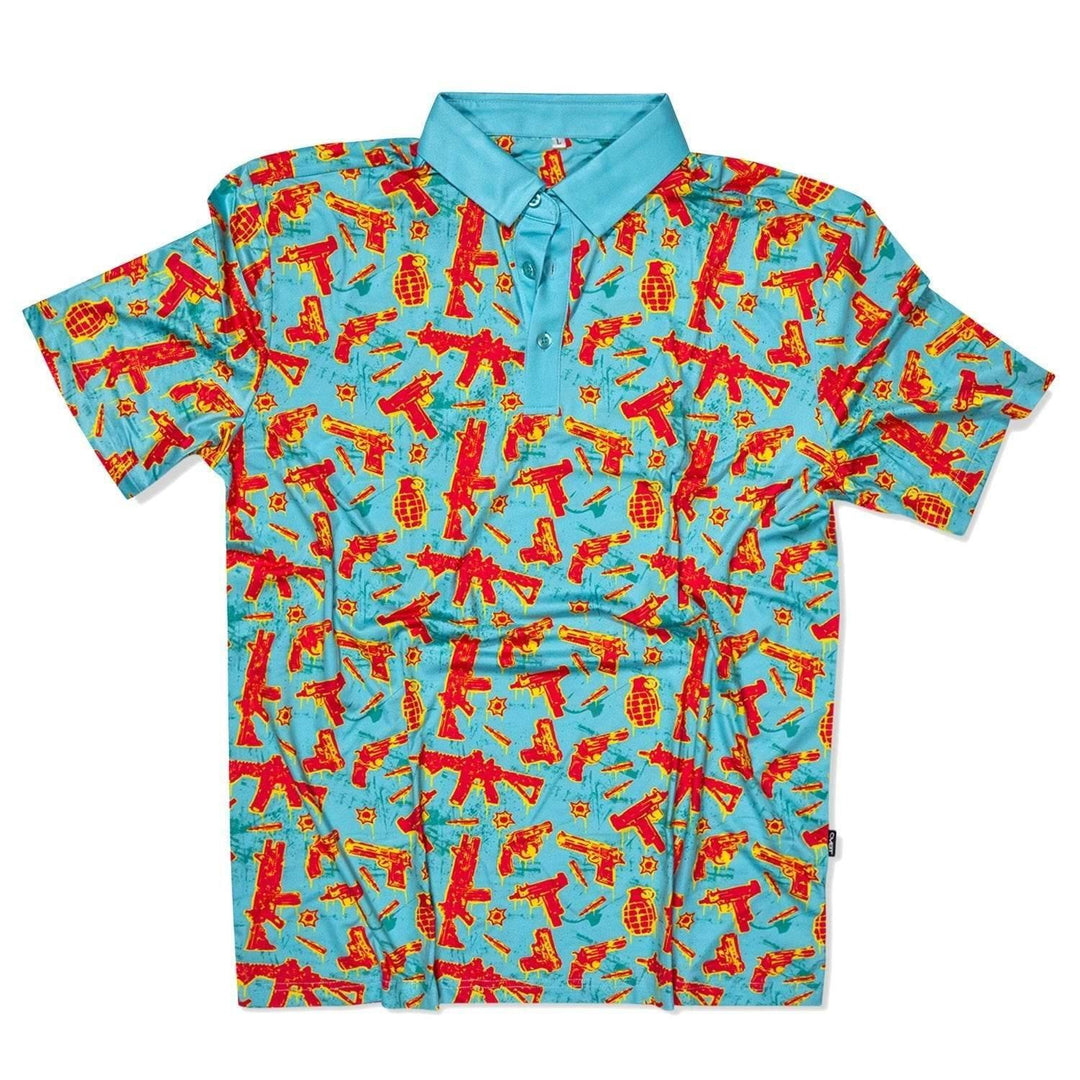 One Revolver Surfboards - Men's All Stretch Golf Polo GOLF POLO