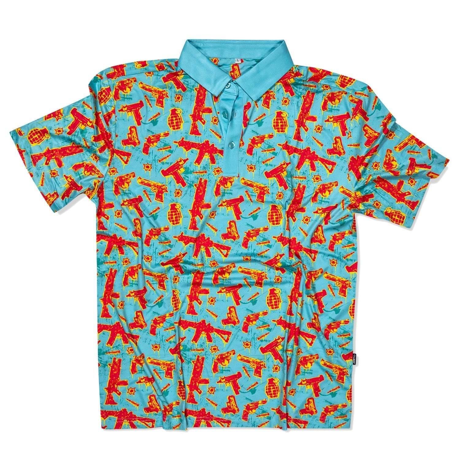 One Revolver Surfboards - Men's All Stretch Golf Polo GOLF POLO
