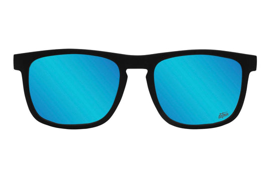 Floaties - Matte Black - Electric Blue Polarized - One Revolver Surfboards