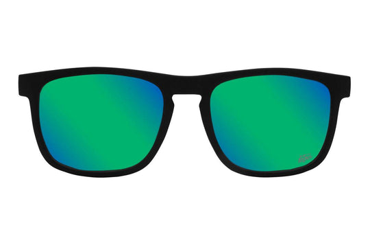 Floaties - Matte Black - Green Machine Polarized - One Revolver Surfboards