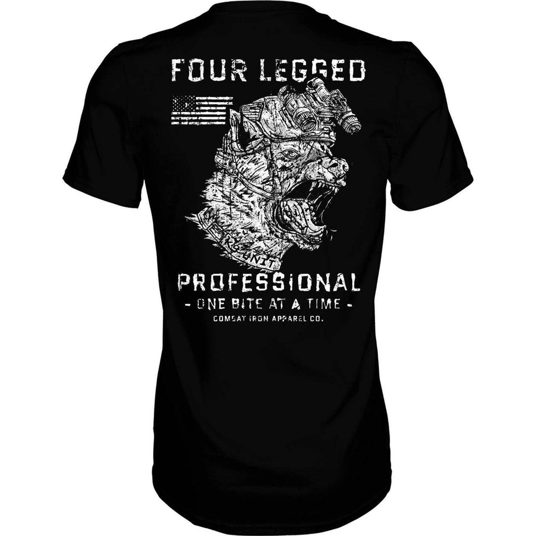 Four Legged Professional K9 Dog Training Men's T-Shirt - One Revolver Surfboards