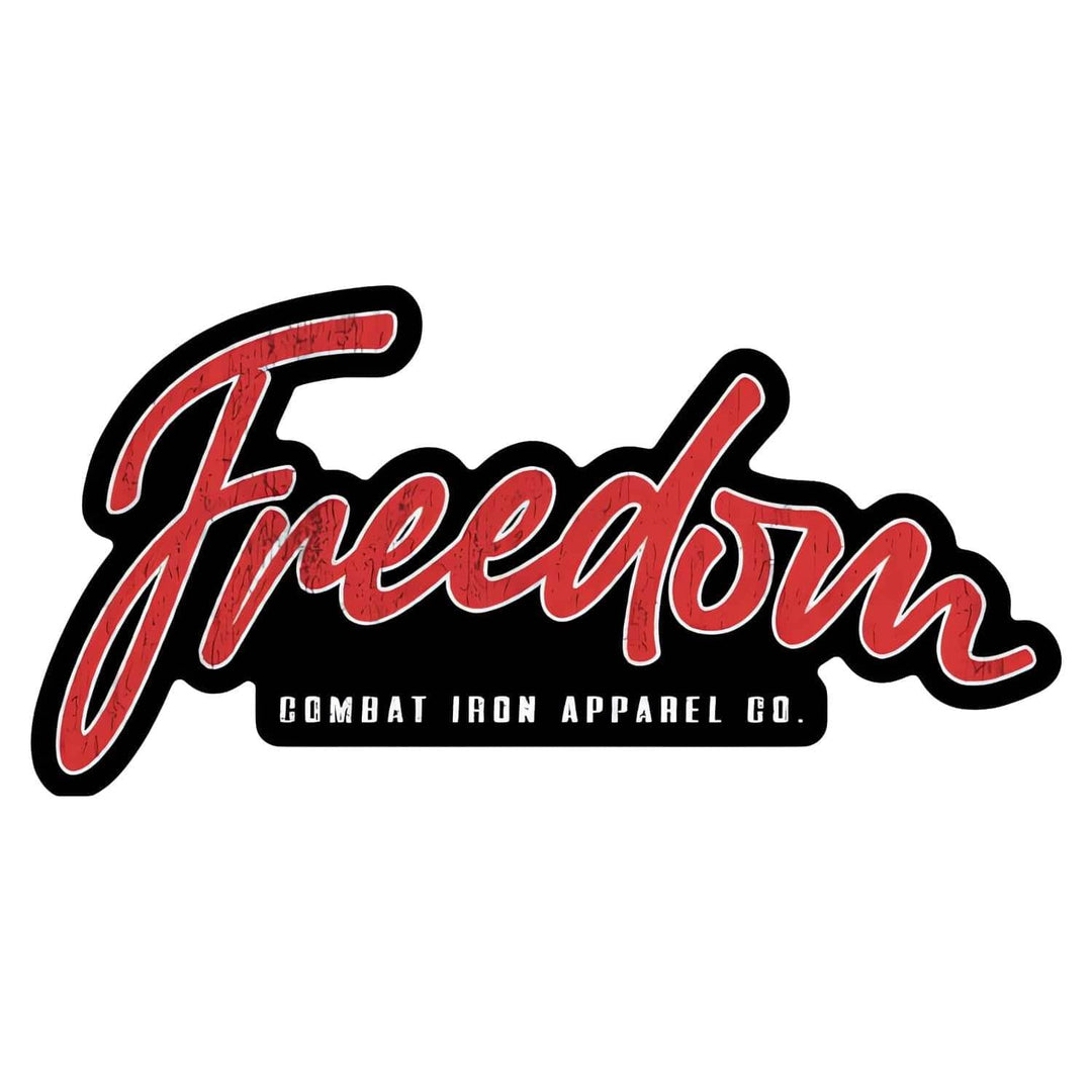 Freedom Script Decal Sticker - One Revolver Surfboards