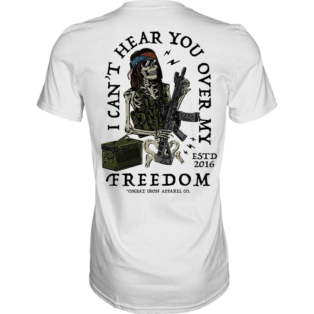 I Can't Hear You Over My Freedom AR Guitar Men's T-Shirt - One Revolver Surfboards