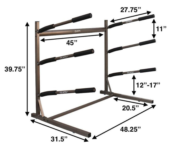 Freestanding Surfboard Floor Rack | 3 Surfboards - One Revolver Surfboards