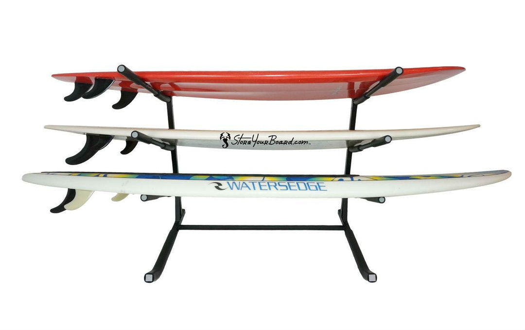Freestanding Surfboard Floor Rack | 3 Surfboards - Freestanding - One Revolver Surfboards
