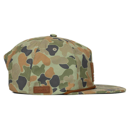 American Flag Leather Patch Crushable Rope Snapback Hat - One Revolver Surfboards