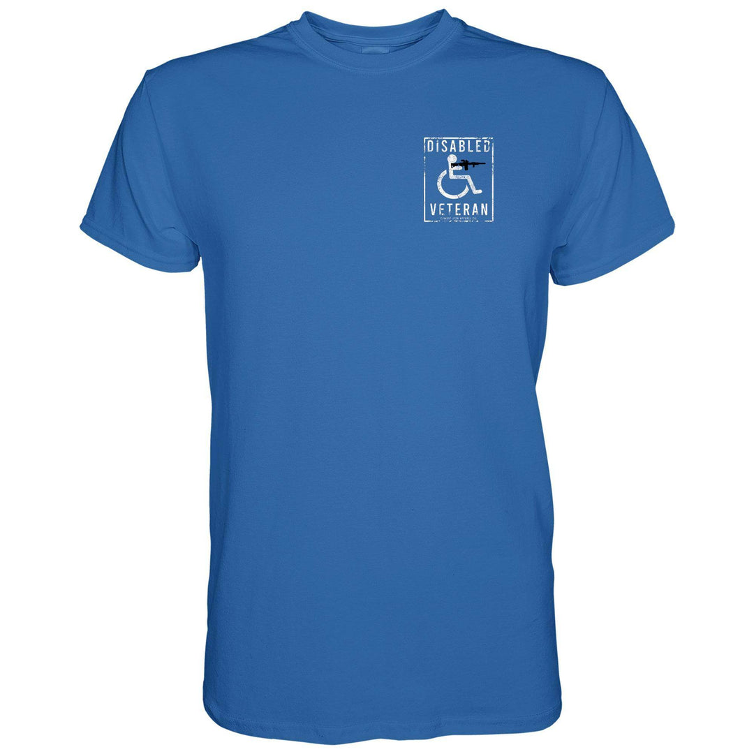 Disabled Veteran Handicap Men's T-Shirt - One Revolver Surfboards
