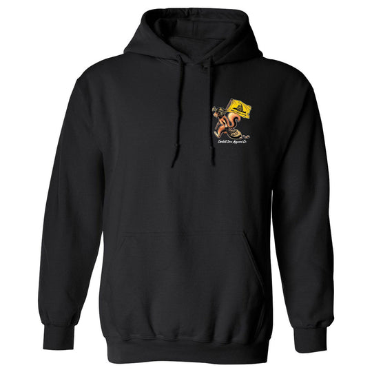 You Can Tread On These Nuts Fleece Lined Hoodie - One Revolver Surfboards