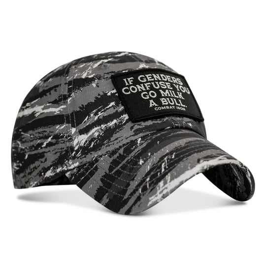 If Genders Confuse You Go Milk A Bull Patch Ripstop Tactical Hat