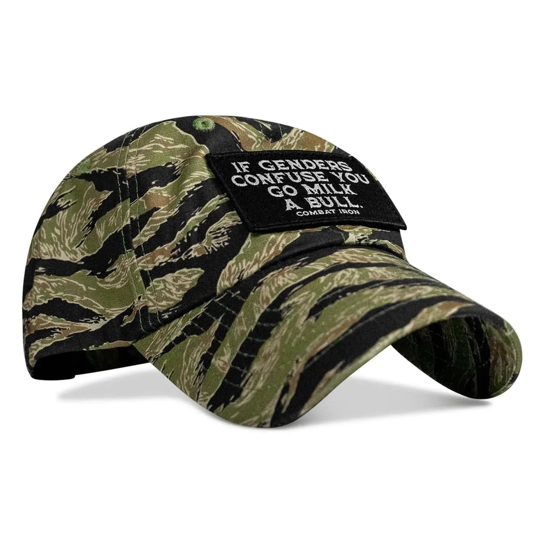 One Revolver Surfboards - If Genders Confuse You Go Milk A Bull Patch Ripstop Tactical Hat HEADWEAR