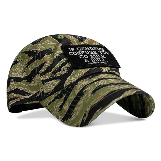 One Revolver Surfboards - If Genders Confuse You Go Milk A Bull Patch Ripstop Tactical Hat HEADWEAR