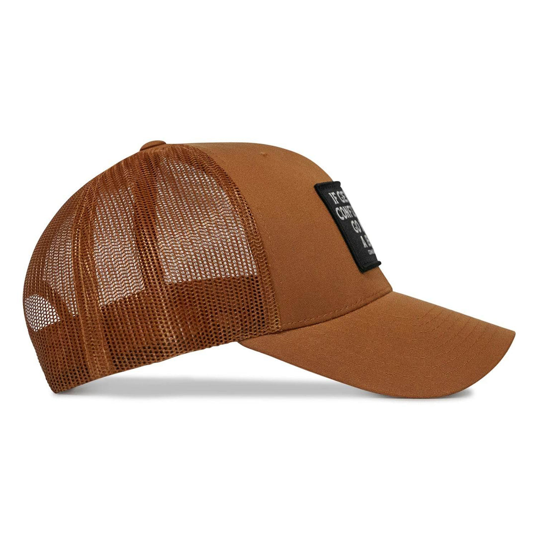 If Genders Confuse You, Go Milk A Bull Patch Snapback Hat - One Revolver Surfboards