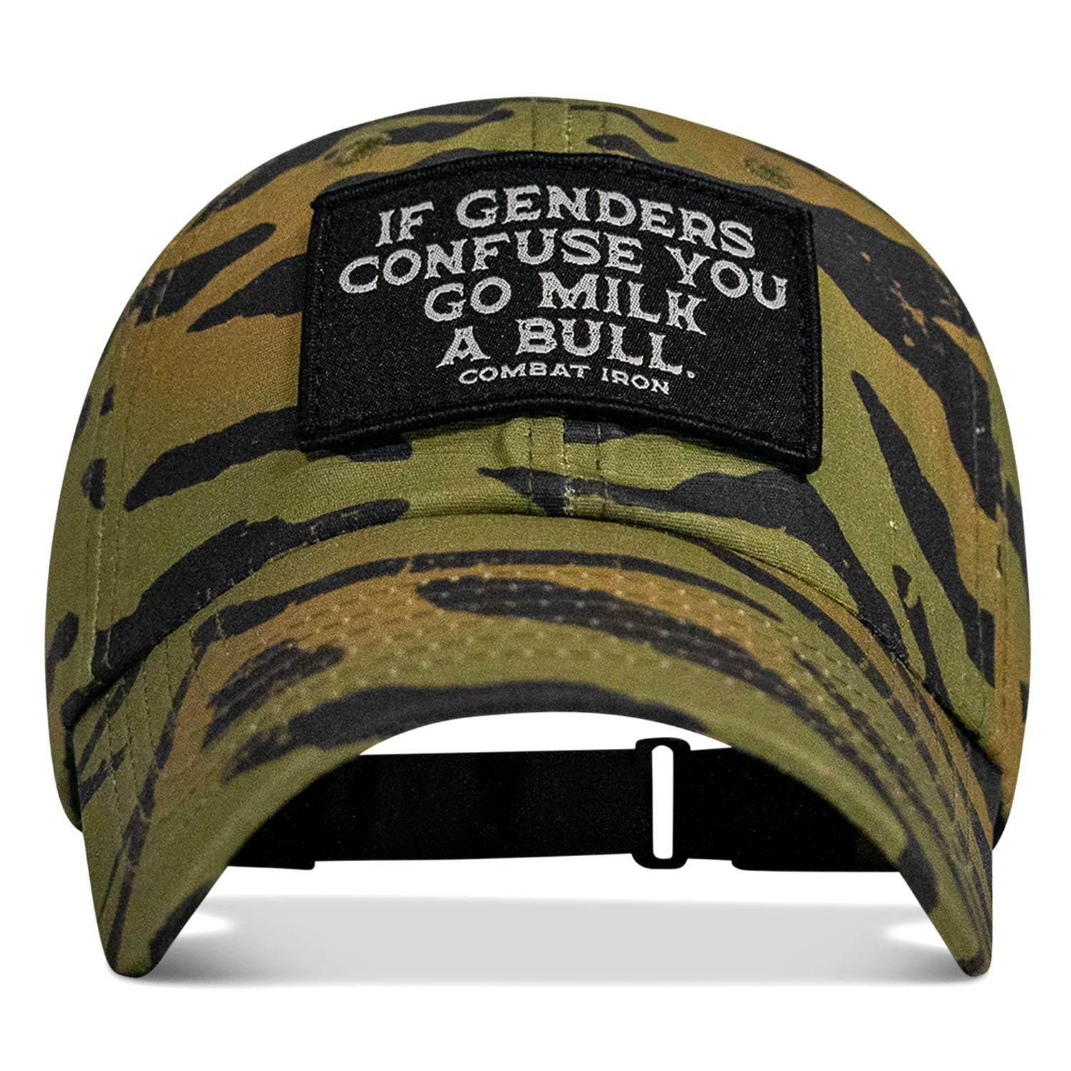 One Revolver Surfboards - If Genders Confuse You Go Milk A Bull Patch Ripstop Tactical Hat HEADWEAR