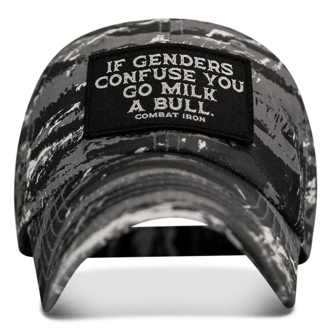 One Revolver Surfboards - If Genders Confuse You Go Milk A Bull Patch Ripstop Tactical Hat HEADWEAR