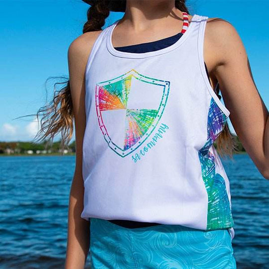 Girl's Active Tank - One Revolver Surfboards